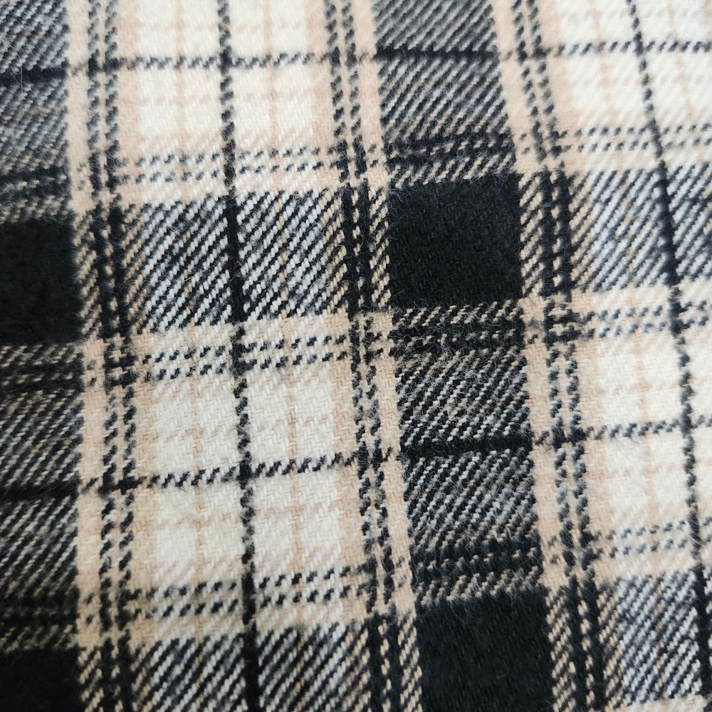 Forever 21 Women Black White Plaid Cargo Pants High Waisted Wide Leg Size S - Picture 6 of 8